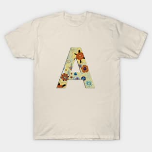 Monogram letter A T-Shirt